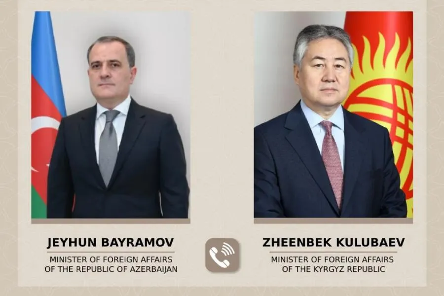 Ceyhun Bayramov qırğızıstanlı həmkarını təbrik etdi