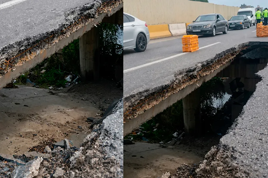 Bakının "qara günlü" yolları - Asfalt niyə çökür?