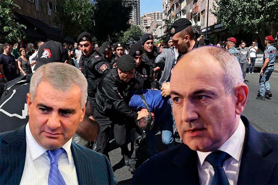 Ermənistanda ara qarışdı - Paşinyan Rusiyanın ağır toplarının həbsinə başladı