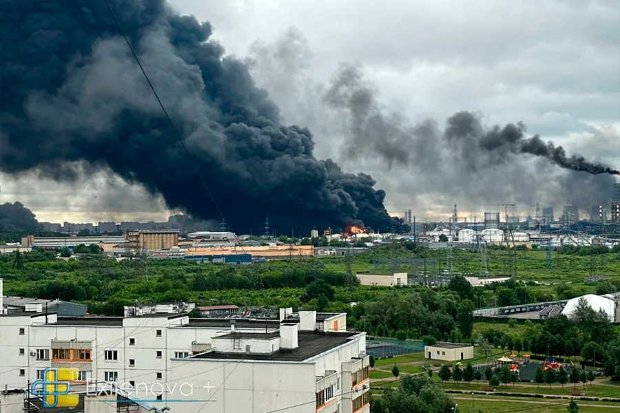 Ukraynadan misli görünməmiş PUA hücumu - Moskva alovlar içində