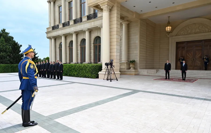 Türkmənistan Prezidentinin rəsmi qarşılanma mərasimi oldu — 7
