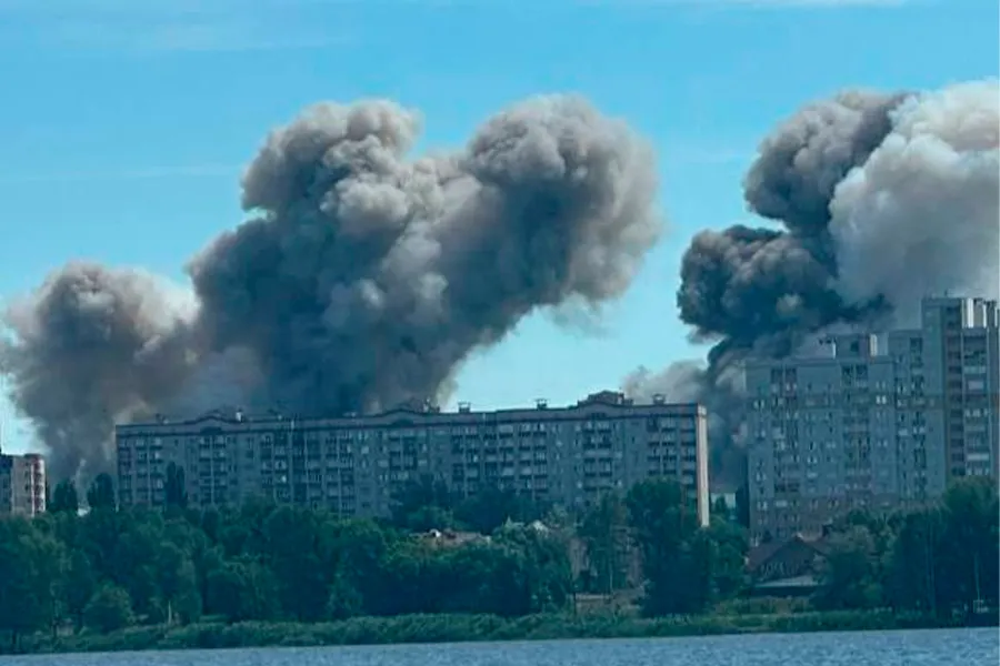 Ukrayna Voroneji bu raketlərlə vurdu - VİDEO