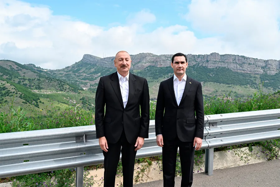 Şuşadan dünyaya mesaj: Azərbaycan və Türkmənistan liderləri Daşaltıda