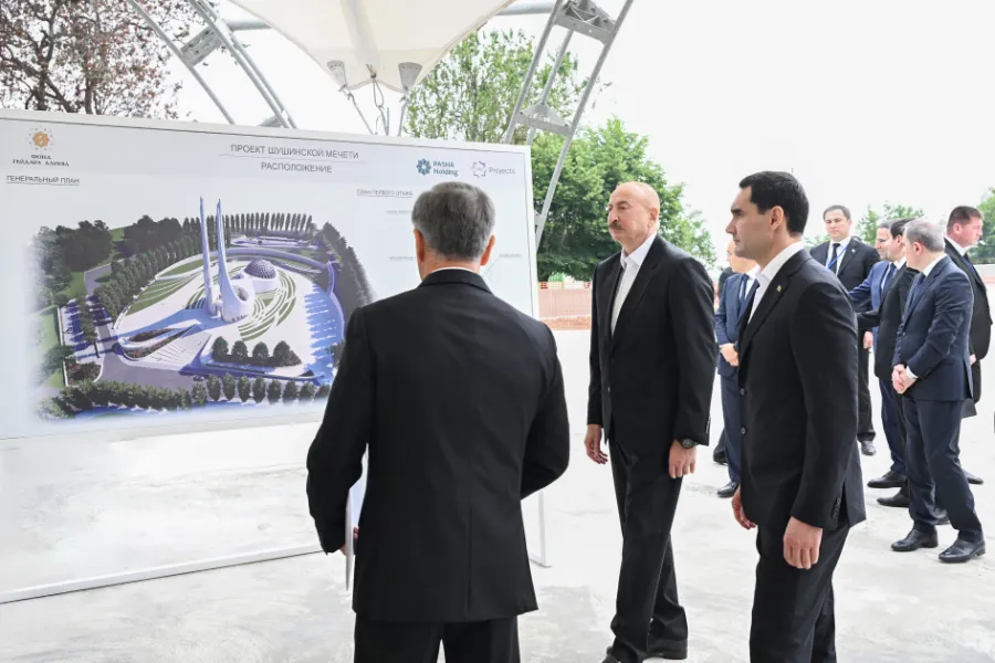 Prezidentlər Şuşa məscidində... — 9