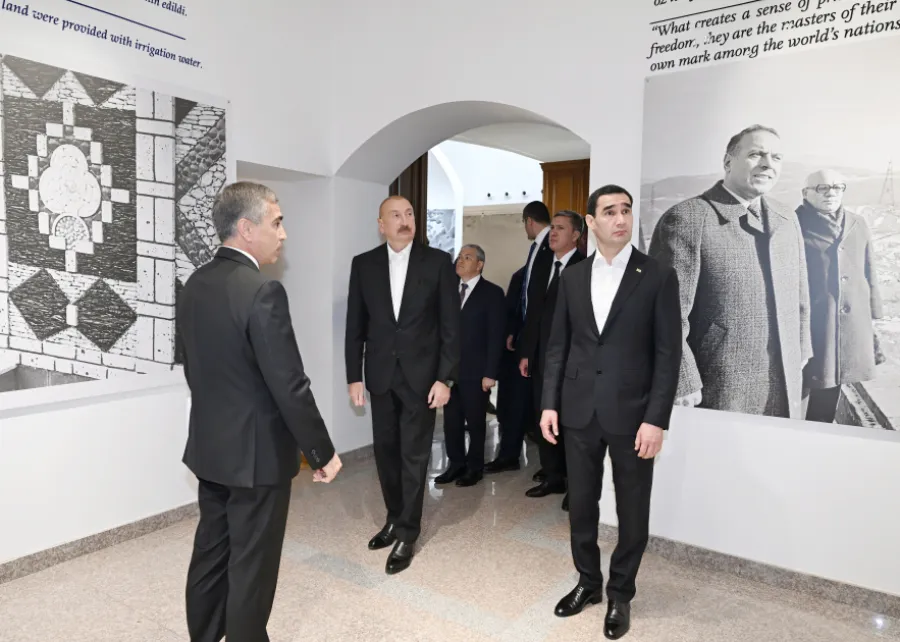 Liderlər Şuşada "Heydər Əliyev və Qarabağ" sərgisi ilə tanış oldular — 4