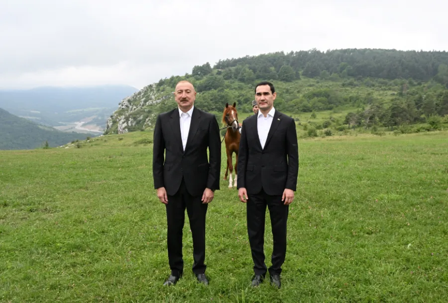 Türkmənistan Prezidentinə Qarabağ atı hədiyyə edildi — 5