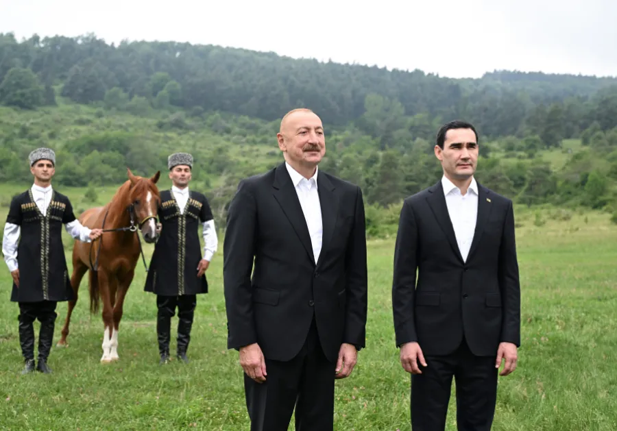 Türkmənistan Prezidentinə Qarabağ atı hədiyyə edildi — 6