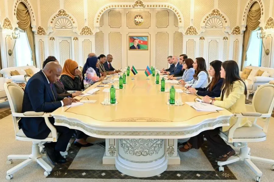 Sahibə Qafarova Mozambik Respublika Assambleyasının sədri ilə görüşdü