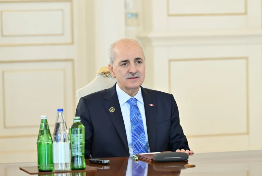 Prezident Numan Kurtulmuşu qəbul etdi — 5