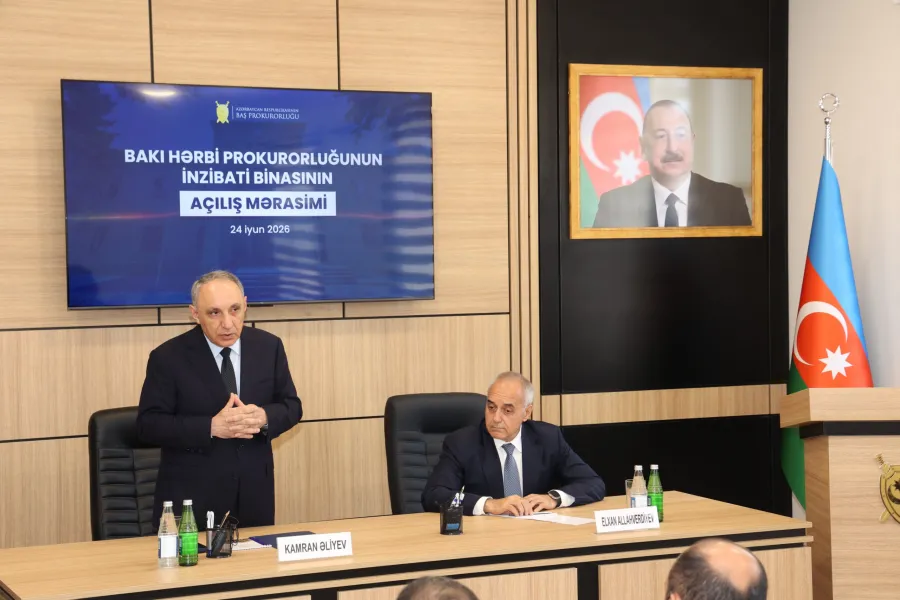 Bakı Hərbi Prokurorluğunun inzibati binasının açılışı oldu — 1
