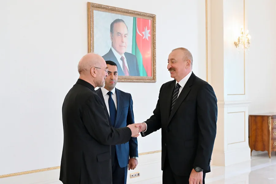 Prezident Məhəmməd Baqer Qalibafı qəbul etdi