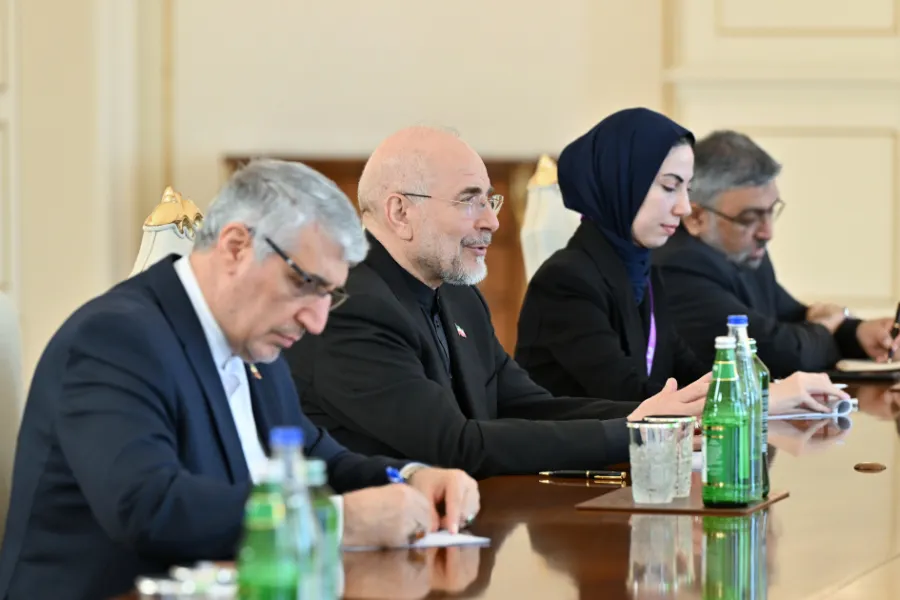 Prezident Məhəmməd Baqer Qalibafı qəbul etdi — 1