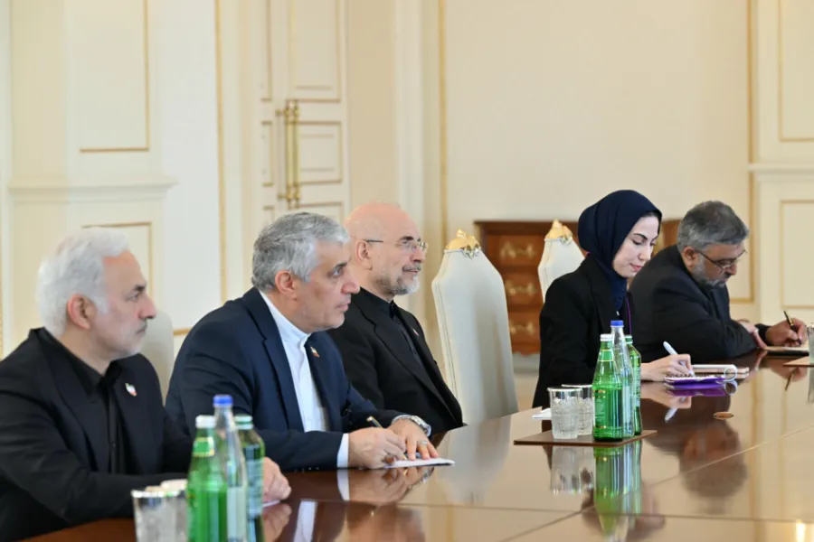 Prezident Məhəmməd Baqer Qalibafı qəbul etdi — 3