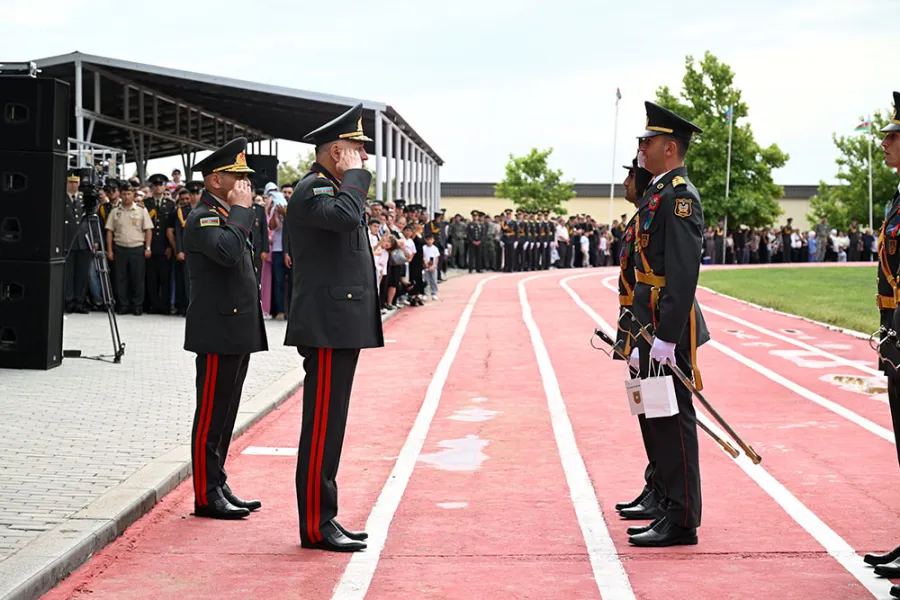 Heydər Əliyev adına Hərbi İnstitutda buraxılış mərasimi keçirildi — 1