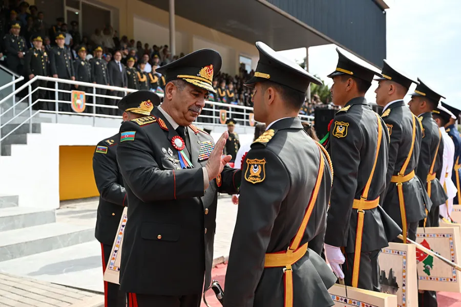 Heydər Əliyev adına Hərbi İnstitutda buraxılış mərasimi keçirildi — 5