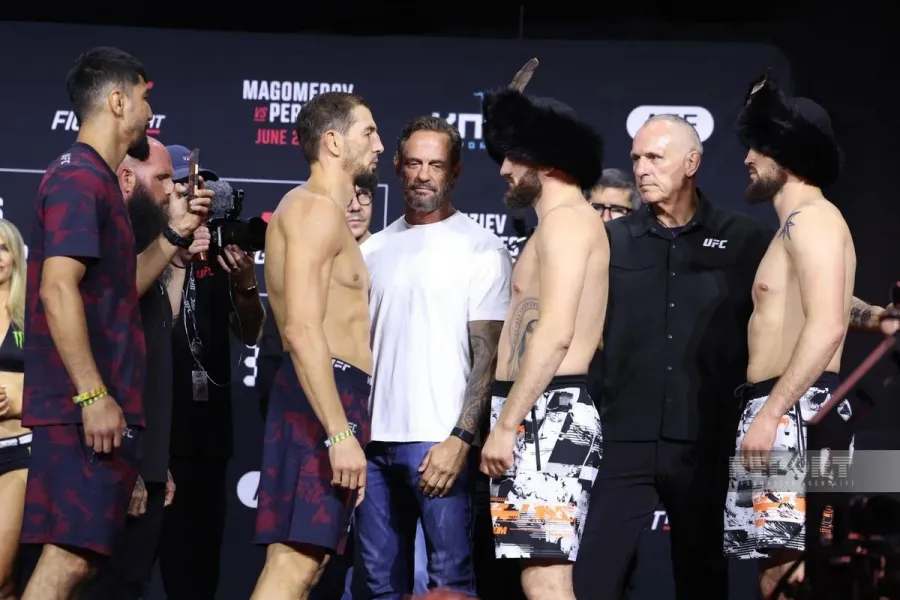 Bakıda UFC-yə sayılı saatlar: Rəqiblərin ilk qarşılaşması baş tutdu