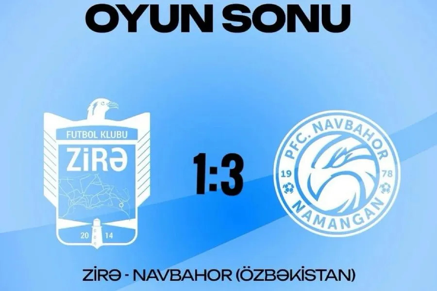 "Zirə" yoxlama oyununda "Navbahor"a məğlub oldu
