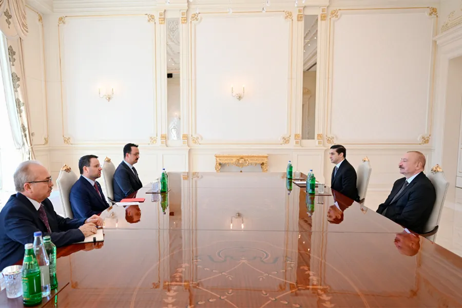 Prezident İlham Əliyev Türkiyənin ədliyyə nazirini qəbul etdi