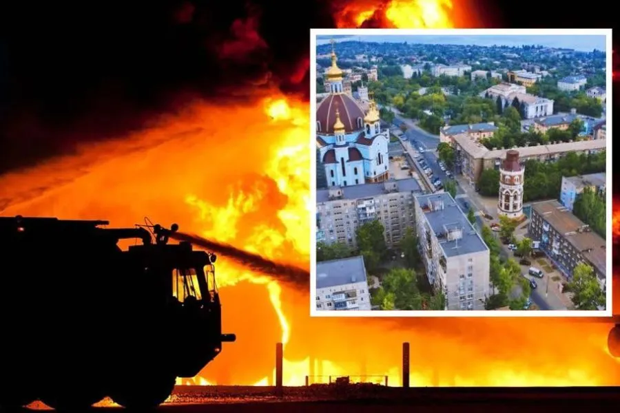 Mariupol vuruldu: Yük maşınları hədəfdə - VİDEO