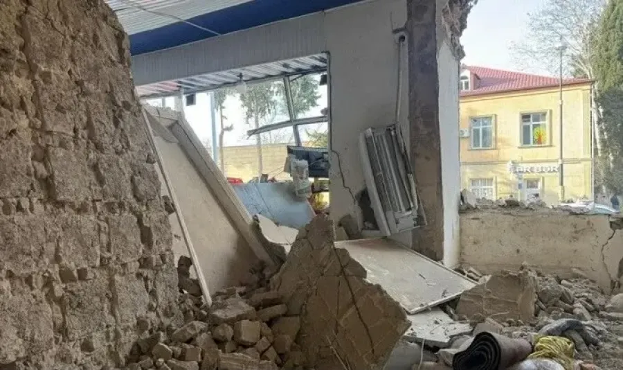 Yasamalda ölümlə nəticələnən partlayışın ANBAAN GÖRÜNTÜLƏRİ 