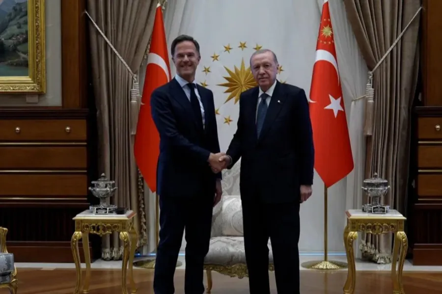 Ərdoğan Rutte ilə görüşdə Ankara Sammitinin əsas hədəflərini AÇIQLADI - VİDEO