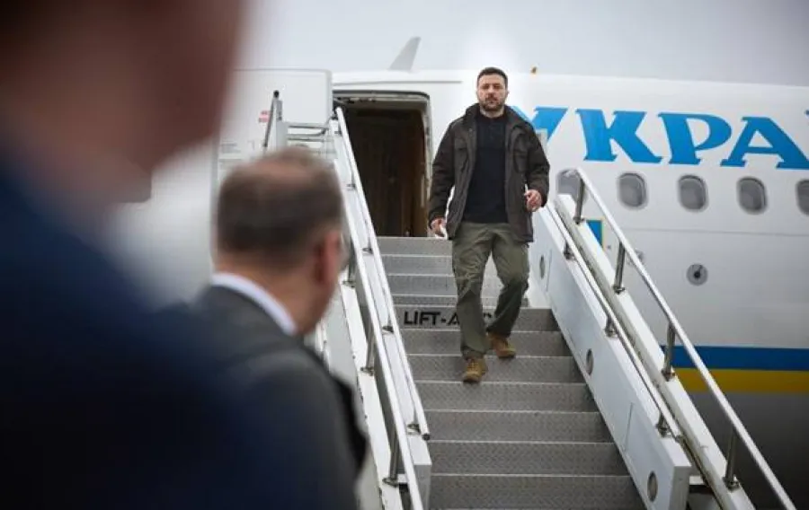 Zelenski Ankaraya gəldi