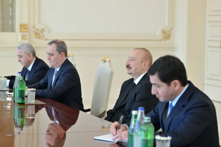 Prezident İordaniya Baş nazirinin müavinini qəbul etdi — 5