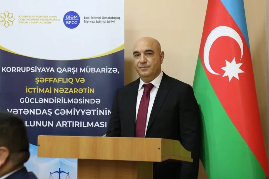 Əziz Zeynalov: Korrupsiyaya qarşı mübarizədə vətəndaş cəmiyyətinin rolu daha da gücləndirilməlidir