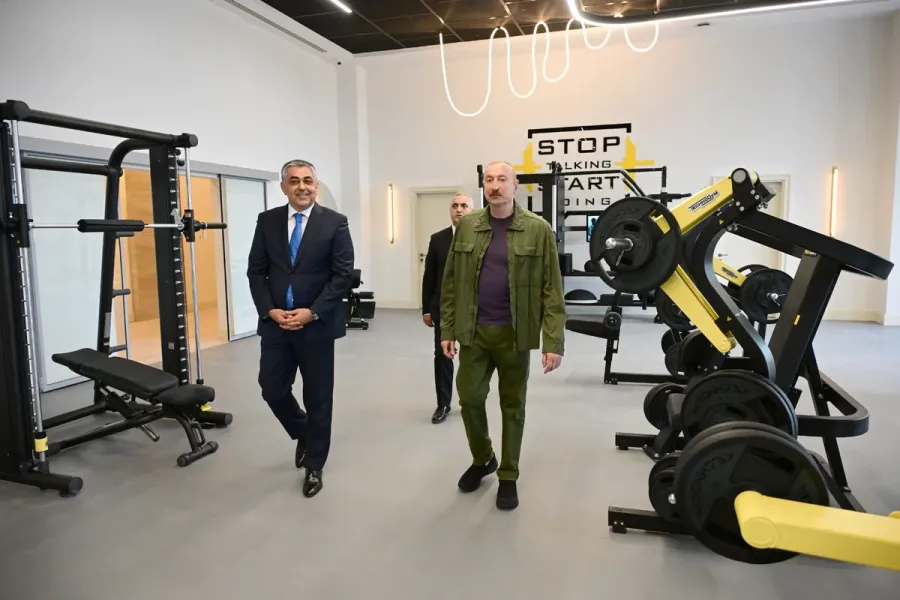 İlham Əliyev Xankəndidə yeni hotelin açılışını etdi — 12