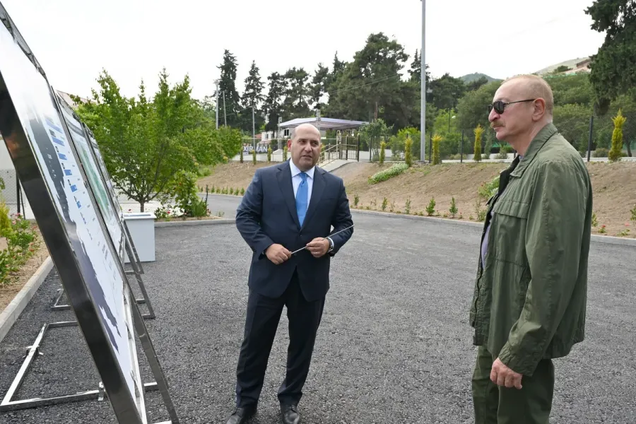 İlham Əliyev Xocavəndin Quzeyxırman kəndində oldu - YENİLƏNDİ — 4