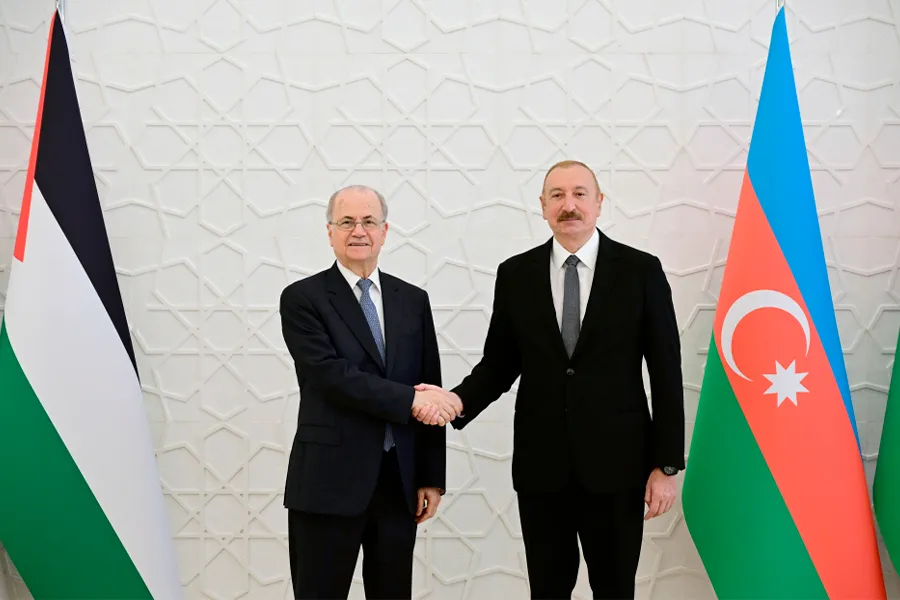 Prezident İlham Əliyev Fələstinin Baş nazirini qəbul etdi