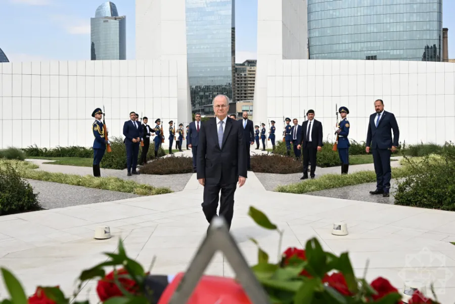 Fələstin Baş naziri Zəfər parkını ziyarət etdi — 2