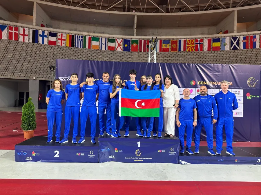 Stolüstü tennisçimiz Avropa üçüncüsü oldu — 1