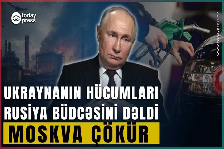 Ukrayna Rusiya büdcəsini dəldi: 48 milyard dollar havaya uçdu - VİDEO