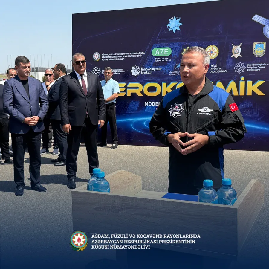 Füzulidə keçirilən aerokosmik festival böyük maraqla qarşılandı - FOTOLAR — 3