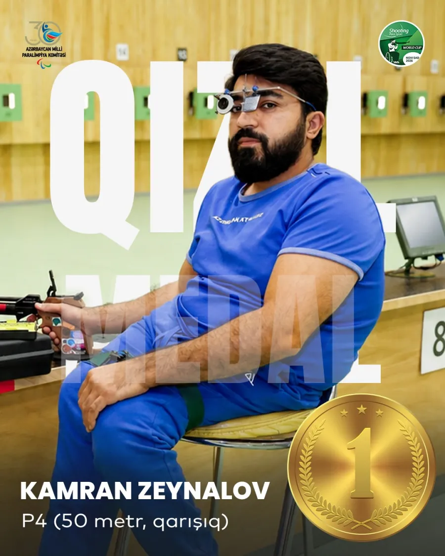 Dünya və Avropa çempionundan növbəti qızıl medal — 1