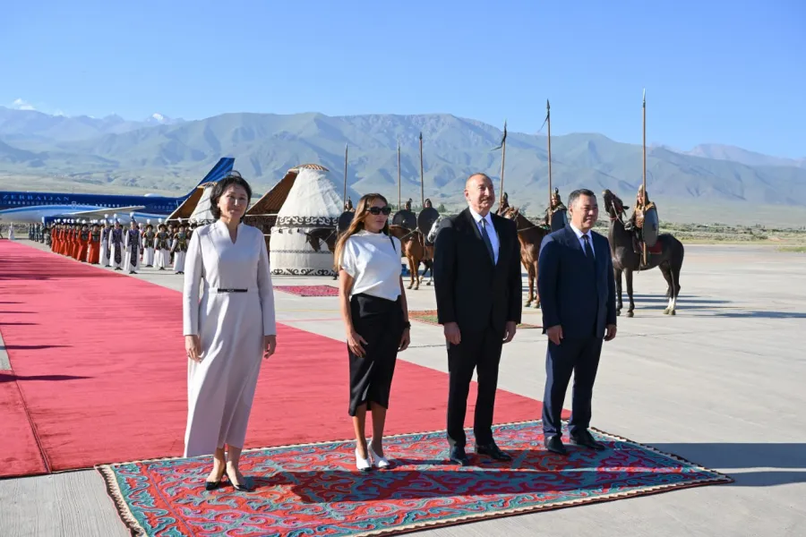 Prezident İlham Əliyev Qırğızıstanda səfərdədir — 2