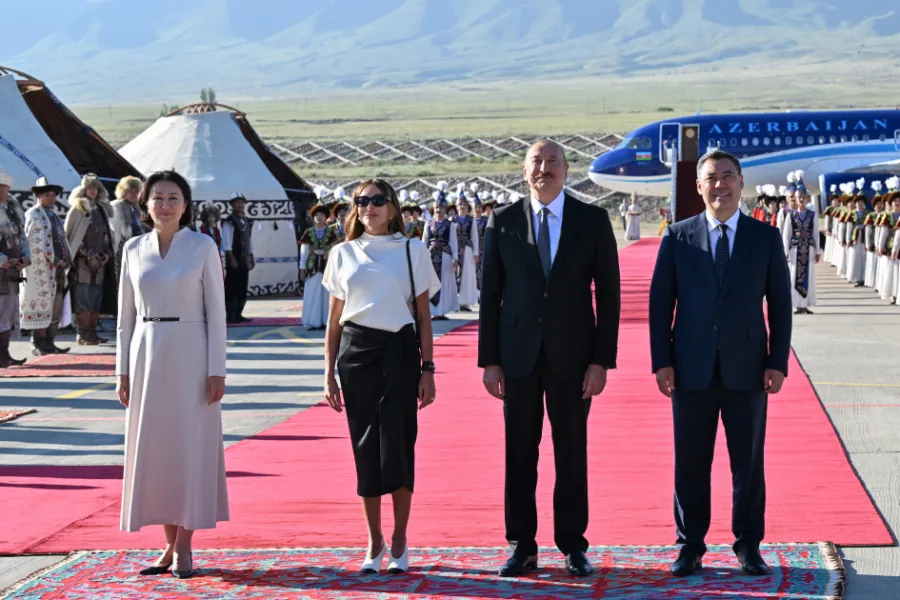 Çolpon-Atada  İlham Əliyev və Mehriban Əliyevanın şərəfinə ziyafət verildi