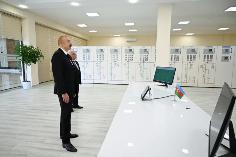 Prezident İlham Əliyev “Yeni Səngəçal” yarımstansiyasının açılışında iştirak etdi — 8