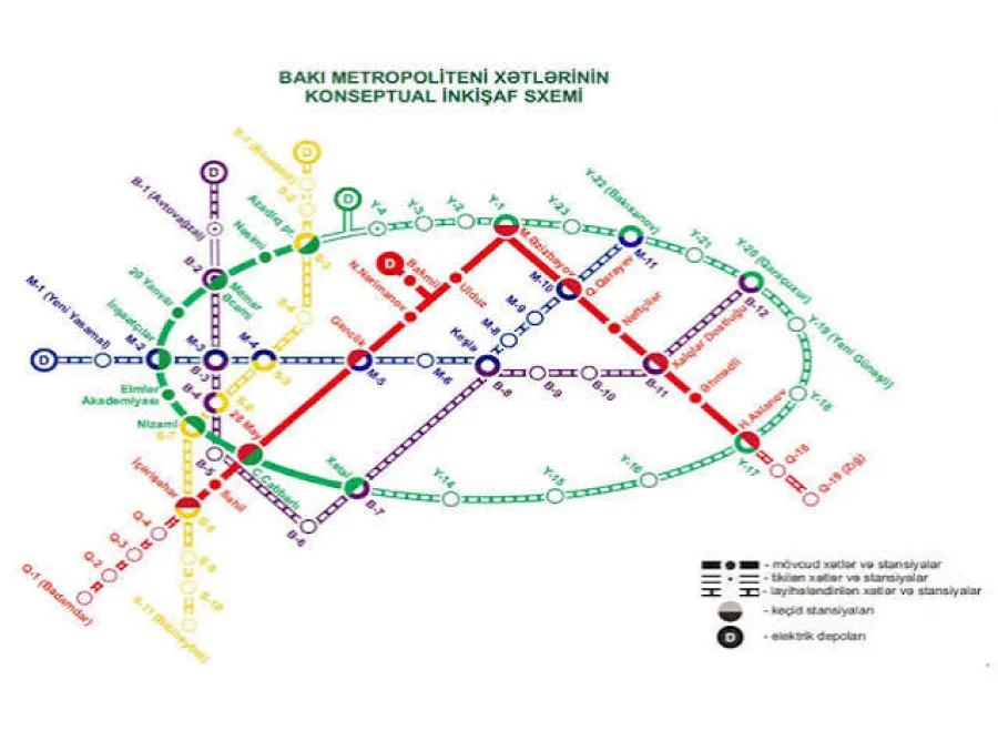 Bakı metrosunda 10 yeni stansiya: Sərnişinlərə ŞAD XƏBƏR — 1