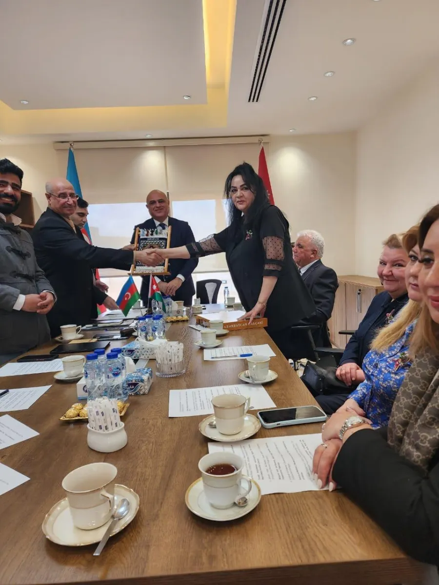 Səfir Eldar Səlimov Elmira Məhəddinlinin rəhbərlik etdiyi nümayəndə heyətini qəbul etdi — 1