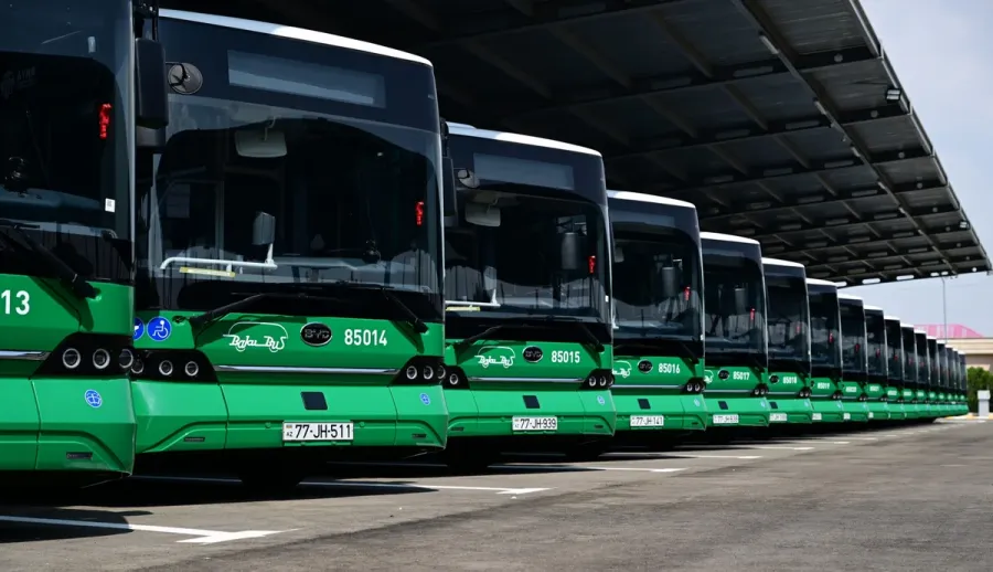 İlham Əliyev Naxçıvanda yeni elektrik avtobuslarına baxdı - YENİLƏNDİ — 14