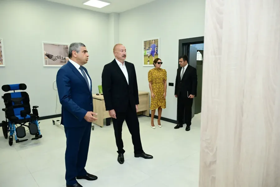Prezident və xanımı Naxçıvanda yeni DOST Mərkəzini açdı - YENİLƏNDİ — 1