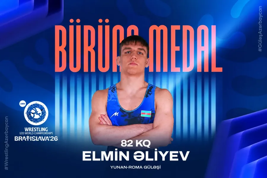 Elmin Əliyev bürünc medal qazandı