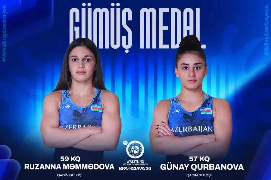 İki güləşçimiz dünya çempionatında gümüş medal qazandı!