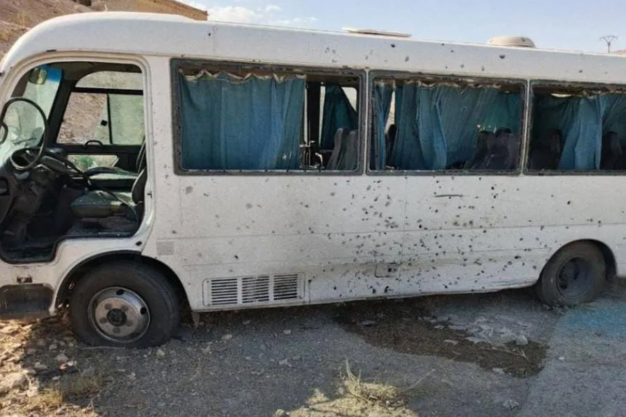 Dəməşq yaxınlığında hərbi avtobusa HÜCUM: Yaralananlar var