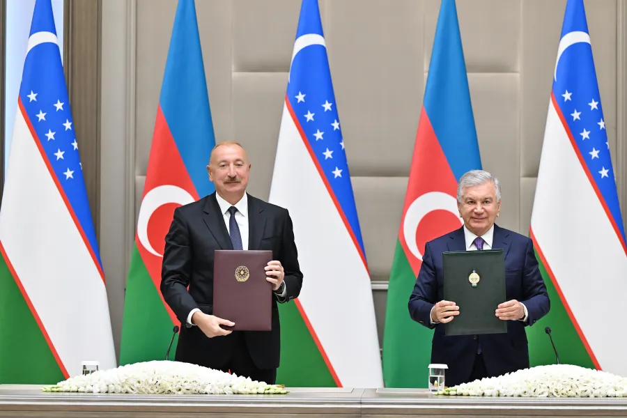 Daşkənddə Azərbaycan və Özbəkistan sənədlərinin imzalanma və mübadiləsi mərasimi oldu - YENİLƏNDİ — 1