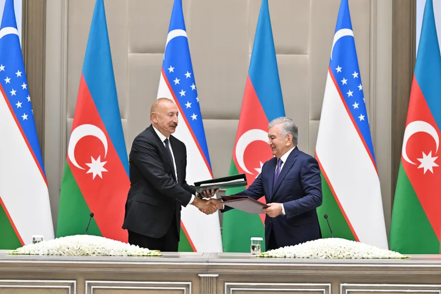 Daşkənddə Azərbaycan və Özbəkistan sənədlərinin imzalanma və mübadiləsi mərasimi oldu - YENİLƏNDİ — 2
