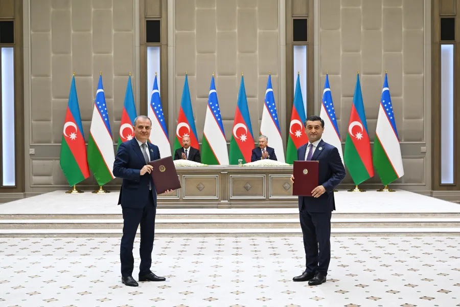 Daşkənddə Azərbaycan və Özbəkistan sənədlərinin imzalanma və mübadiləsi mərasimi oldu - YENİLƏNDİ — 4