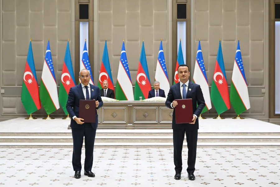 Daşkənddə Azərbaycan və Özbəkistan sənədlərinin imzalanma və mübadiləsi mərasimi oldu - YENİLƏNDİ — 5